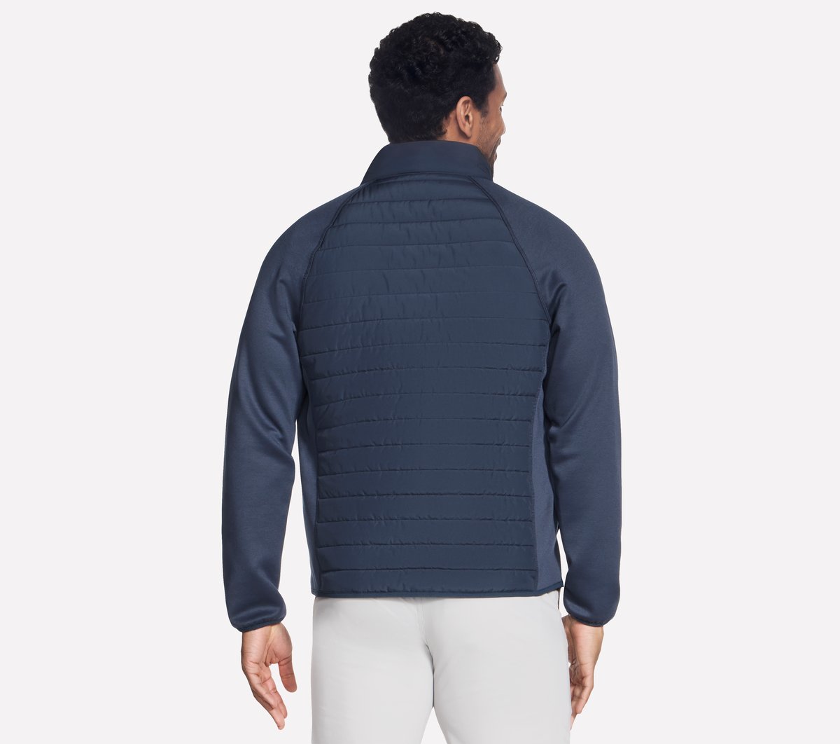 The Hoodless Hoodie Hybrid Jacket | Skechers Men
